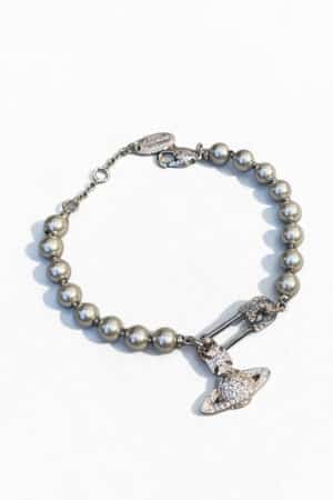 [비비엔 웨스트우드] 올림피아 펄 체인 브레이슬릿