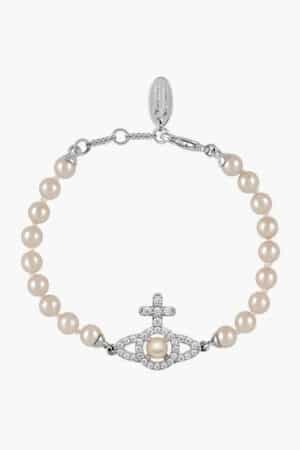 [비비엔 웨스트우드] 올림피아 펄 브레이슬릿 (2 COLORS)