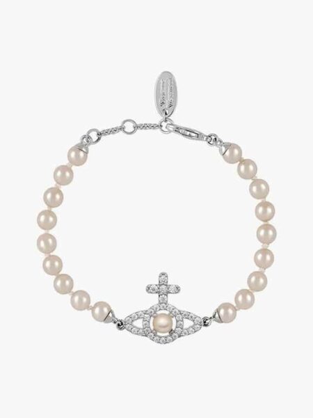 [비비엔 웨스트우드] 올림피아 펄 브레이슬릿 (2 COLORS)