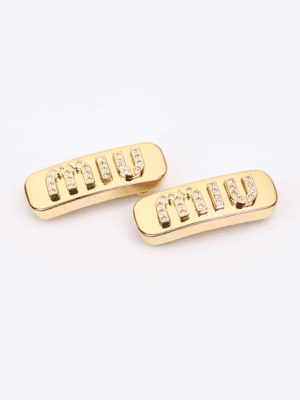 [미우미우] 메탈 헤어클립 헤어핀