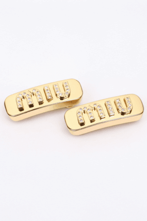 [미우미우] 메탈 헤어클립 헤어핀