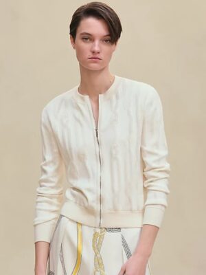 [에르메스] « Palefroi Remix » 모티프 롱 슬리브 가디 H5H2738