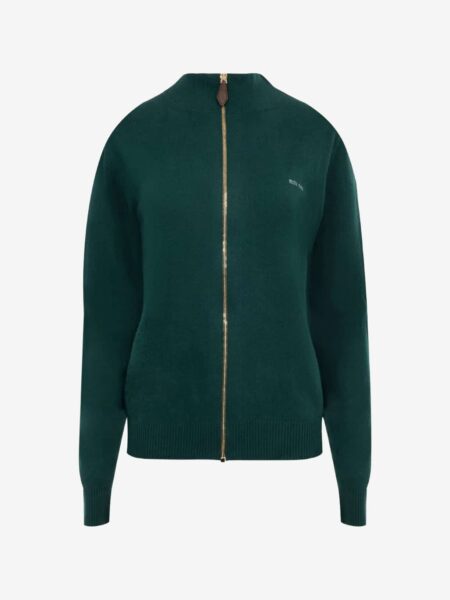 [미우미우] 캐시미어 집업 가디건