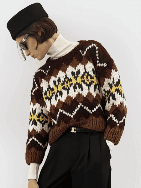 [셀린느] 크루넥 스웨터 RY0I30N57