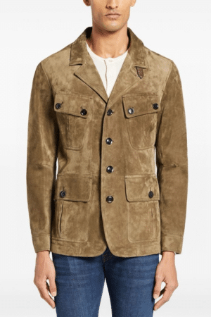 [톰포드] 캐시미어 스웨이드 사토리얼 밀리터리 재킷 (2 COLORS)