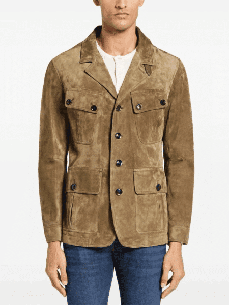 [톰포드] 캐시미어 스웨이드 사토리얼 밀리터리 재킷 (2 COLORS)