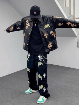 [크롬하츠] 섹스 레코즈 레더 재킷