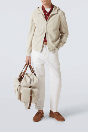 [브루넬로 쿠치넬리] 스웨이드 재킷