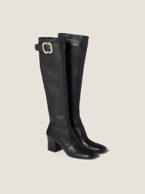 [미우미우] 버클 장식 나파 가죽 부츠 5W548E