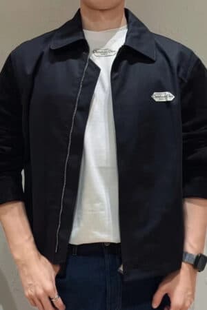 [디올] 크리스찬 디올 파리 태그 장식 지퍼 블루종 재킷 543L440A3051