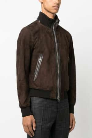 [톰포드] 스웨이드 봄버 재킷