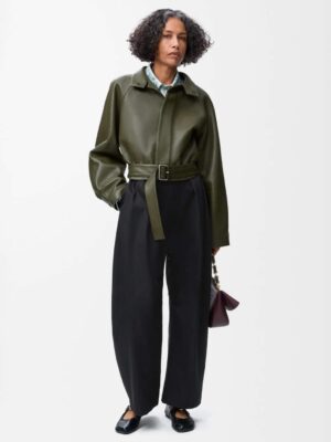 [로에베] 쇼트 트렌치 S359Y34L69