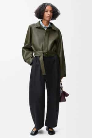 [로에베] 쇼트 트렌치 S359Y34L69