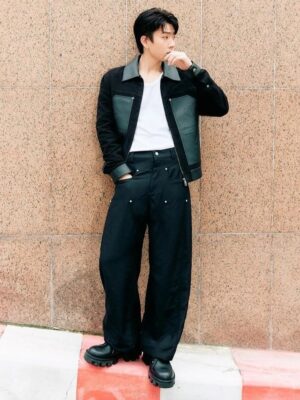 [루이비통] 모노그램 믹스 레더 워크웨어 블루종