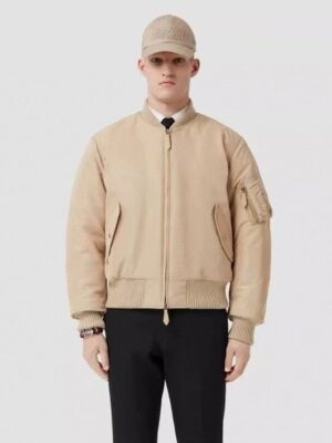 [버버리] 로고 프린트 나일론 보머 재킷 (2 COLORS)