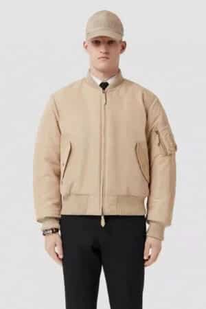 [버버리] 로고 프린트 나일론 보머 재킷 (2 COLORS)