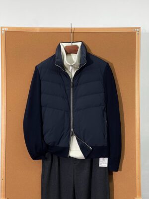 [벨루티] 투 소재 퍼프 자켓 (2 COLORS)