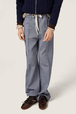 [미우미우] 저지 팬츠 MJP349