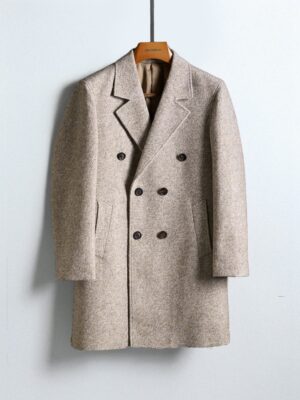 [브리오니] 더블 브레스티드 코트 (2 COLORS)