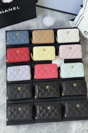 [샤넬] 클래식 지퍼 동전 카드지갑 AP3686 (15 Colors)
