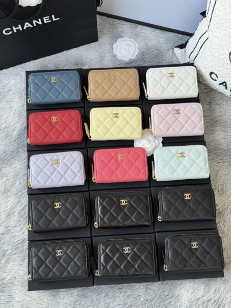 [샤넬] 클래식 지퍼 동전 카드지갑 AP3686 (15 Colors)
