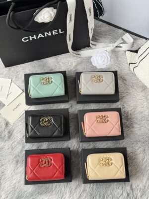 [샤넬] 지퍼 동전 카드지갑 AP0949 (6 Colors)