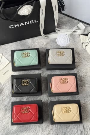 [샤넬] 지퍼 동전 카드지갑 AP0949 (6 Colors)