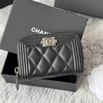 1-은장/블랙 램스킨