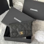 12-금장/블랙 그레인드 카프스킨