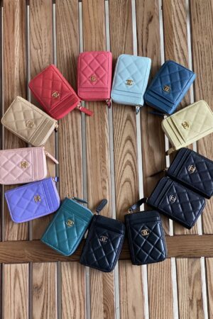 [샤넬] 지퍼 카드지갑 AP1650 (13 Colors)