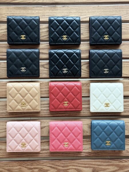 [샤넬] 클래식 CC 로고 똑딱이 반지갑 AP3178 (12 Color)