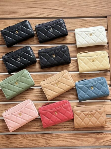 [샤넬] 클래식 지퍼 카드지갑 AP3179  (12 Colors)