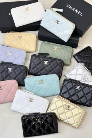 [샤넬] 클래식 지퍼 카드지갑 AP0221 (15 Colors)