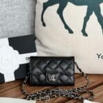 6-은장/블랙 그레인드 카프스킨