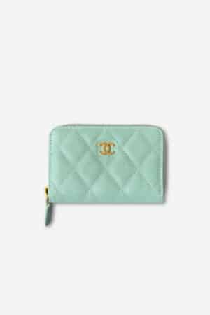 [샤넬] 클래식 지퍼 동전 카드지갑 AP69271