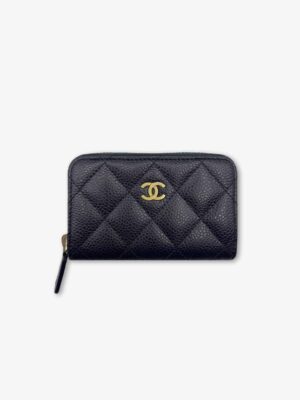 [샤넬] 클래식 지퍼 동전 카드지갑 캐비어 AP69271 (2 Colors)