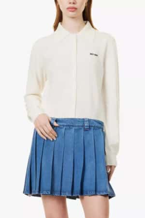 [미우미우] 캐시미어 니트 가디건 (3 COLORS)