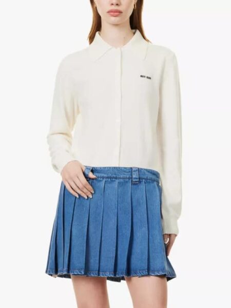 [미우미우] 캐시미어 니트 가디건 (3 COLORS)