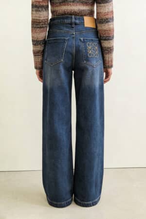 [로에베] 와이드 레그 진