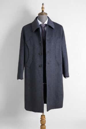 [에르메스] 양면 니트 롱 캐시미어 코트 (2 COLORS)