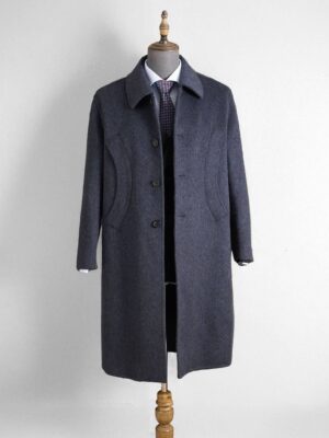 [에르메스] 양면 니트 롱 캐시미어 코트 (2 COLORS)