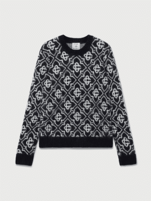 [카사블랑카] 모헤어 모노그램 점퍼 MPF25KW