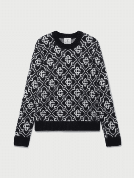 [카사블랑카] 모헤어 모노그램 점퍼 MPF25KW