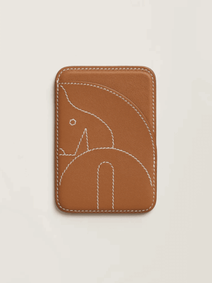 [에르메스] 맥세이프 카드 홀더 Swift – Gold