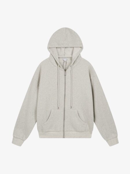[보테가베네타] 코튼 플리스 지퍼 후드 834331V
