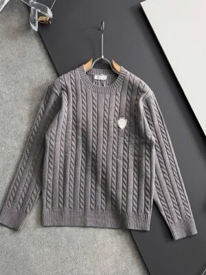 [브루넬로 쿠치넬리] 케이블 니트 스웨터 (3 COLORS)