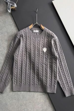 [브루넬로 쿠치넬리] 케이블 니트 스웨터 (3 COLORS)