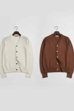 [브루넬로 쿠치넬리] 메탈 버튼 가디건 (2 COLORS)