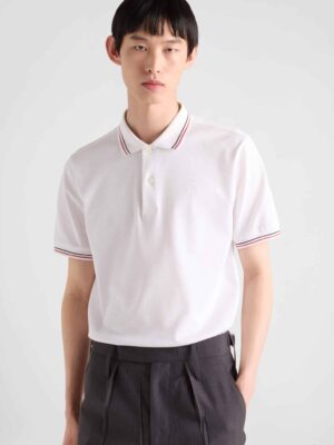 [프라다] 숏 슬리브 피케 폴로 셔츠 (2 COLORS)