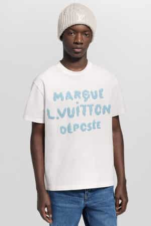 [루이비통] 엠브로이더드 시그니처 티셔츠 1AIKD4